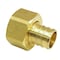 Apollo 3/4 in. Brass PEX Barb x Female Swivel Adapter APXFF3434S - alternate 1